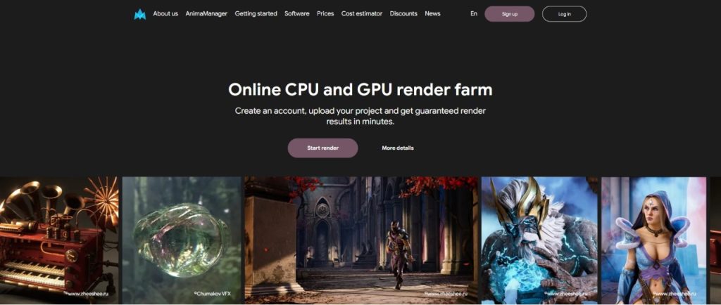 7 best render farms for Blender AnimaRender