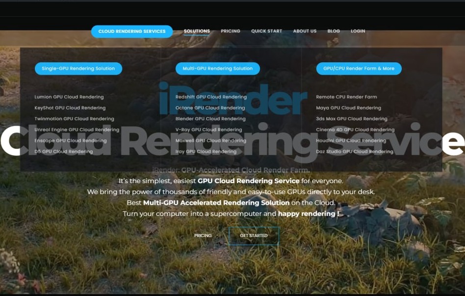 iRender - best render farms for Cinema 4D 