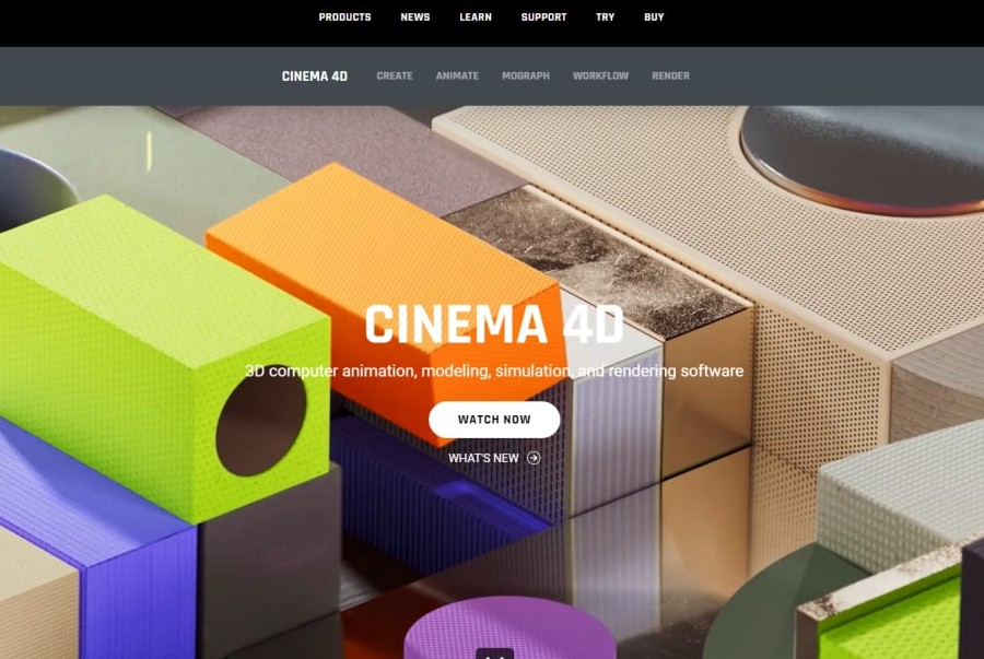 Cinema 4D best 3D animation software