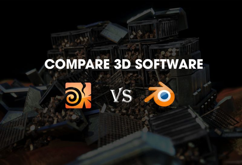 Compere 3D software: Houdini vs Blender