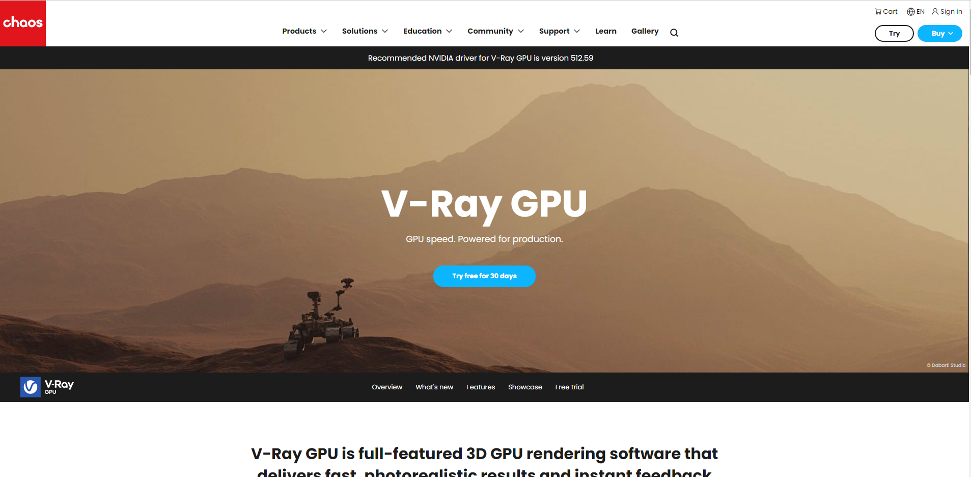 Vray GPU - Best GPU render engines