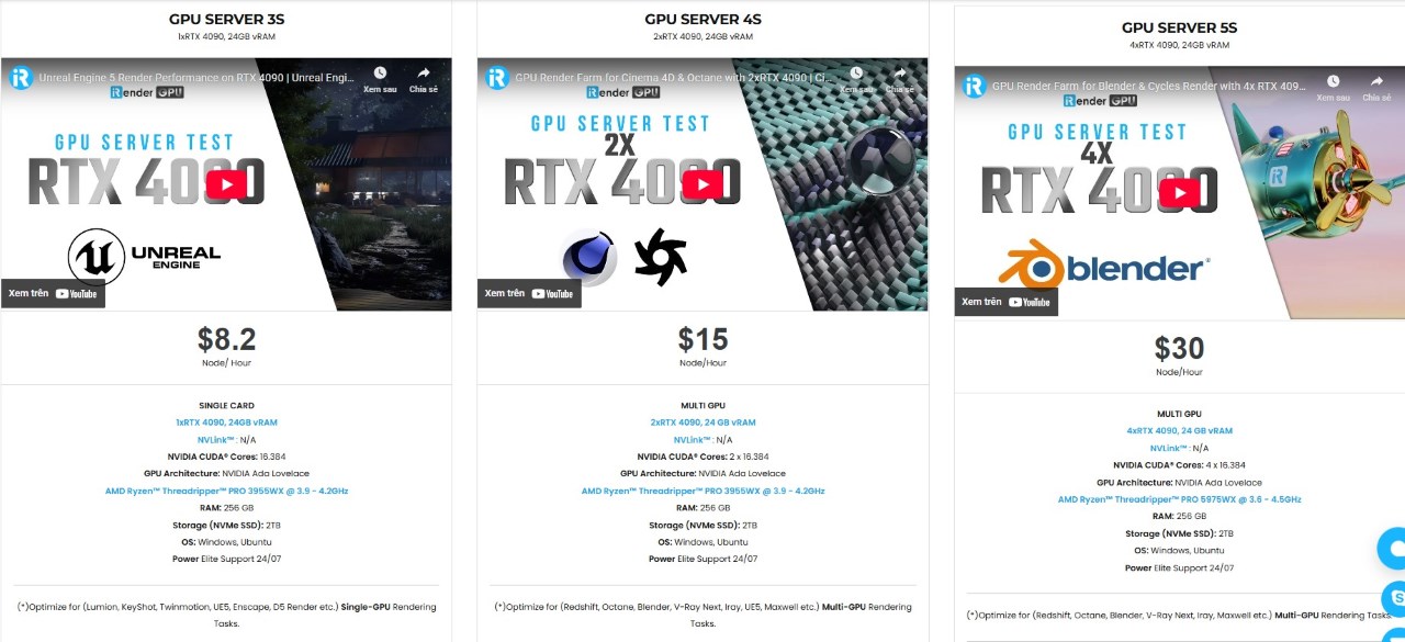 Render farm price iRender 1