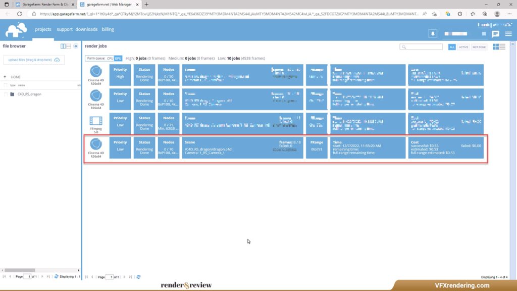 redshift render farm comparison garagefarm