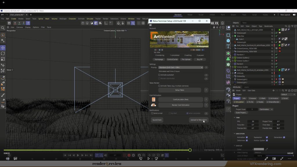 rebusfarm octane render farm