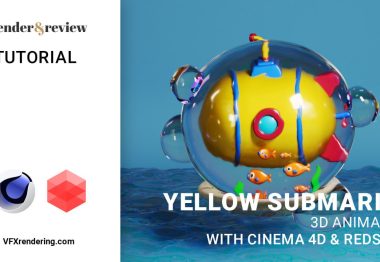 Yellow Submarine 3D Animation