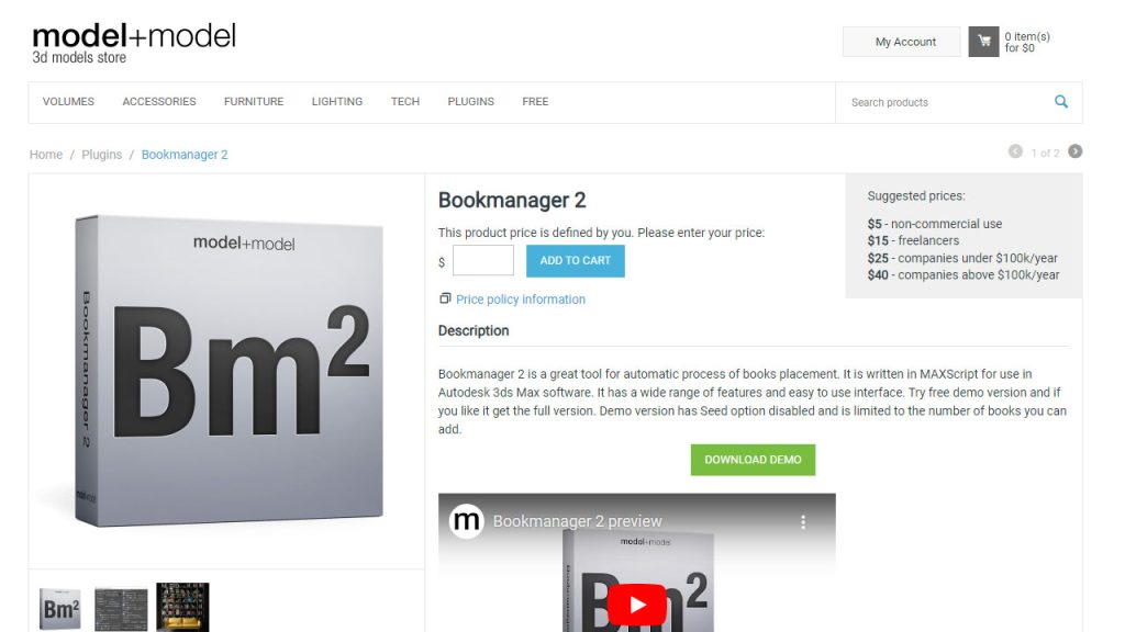 Best 3ds Max Plugins Bookmanager 2