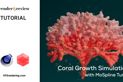 Coral Growth Simulation with MoSpline Turtle