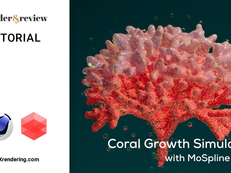 Coral Growth Simulation with MoSpline Turtle
