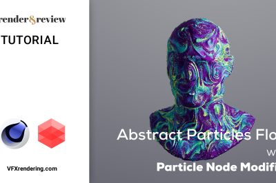 Particles Flow with C4D Particle Node Modifier