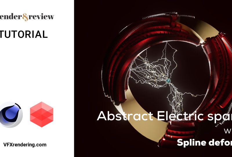 abstract electric spark