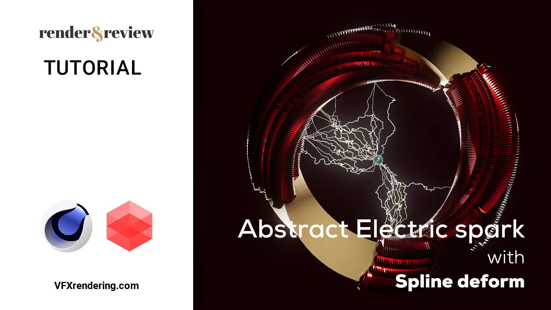 abstract electric spark