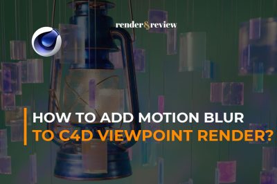 how to add motion blur to c4d viewpoint render