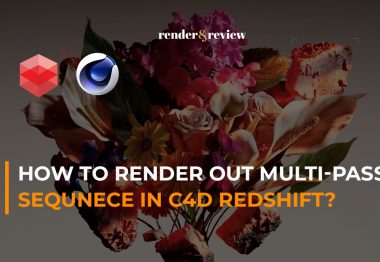 how to render out multi-pass sequence in c4d redshift
