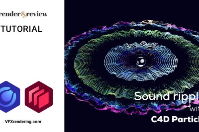 Sound Ripple with Cinema 4D Particles
