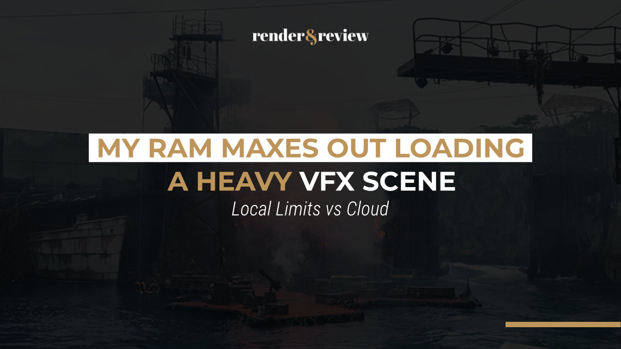 My RAM Maxes Out Loading a Heavy VFX Scene